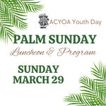 ACYOA Day Palm Sunday Luncheon 2026 - logo